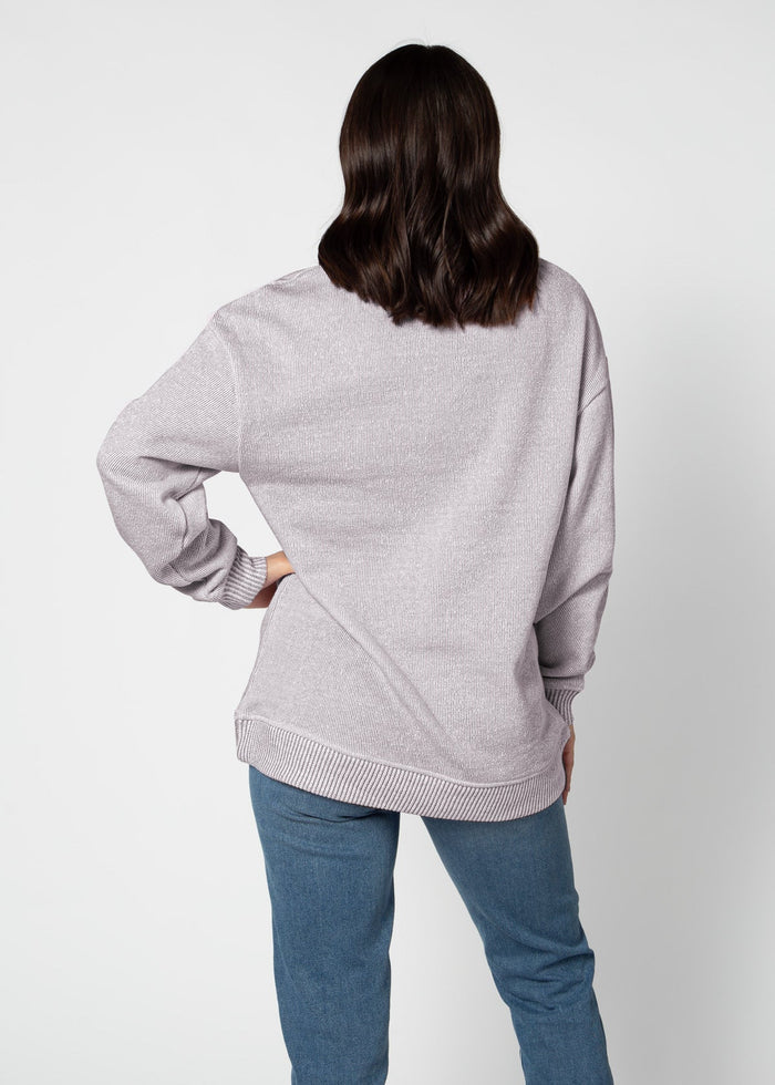 Virginia Tech Hokies Women's Merlot Warm Up Crew Sweatshirt