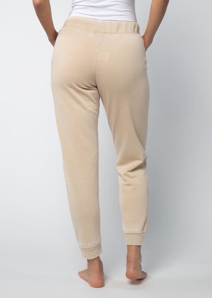 Virginia Tech Hokies Women's Oatmeal Campus Sweatpants