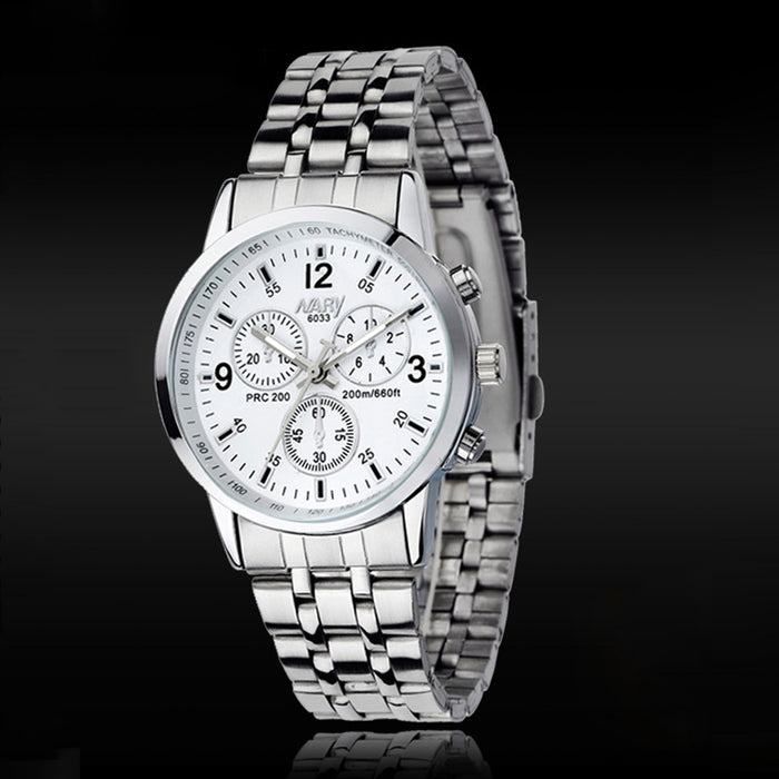 W381 - Men's Back Pllate Trendy Watch
