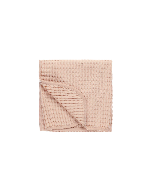 Waffle Baby Blanket - Shell