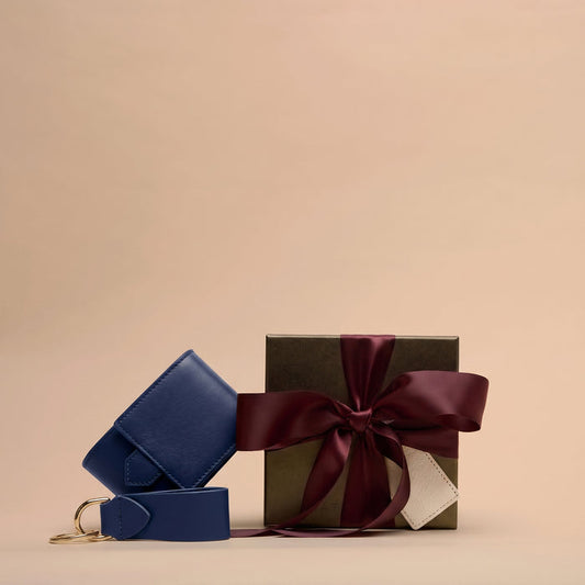 Watch + Key Gift Set Navy Blue