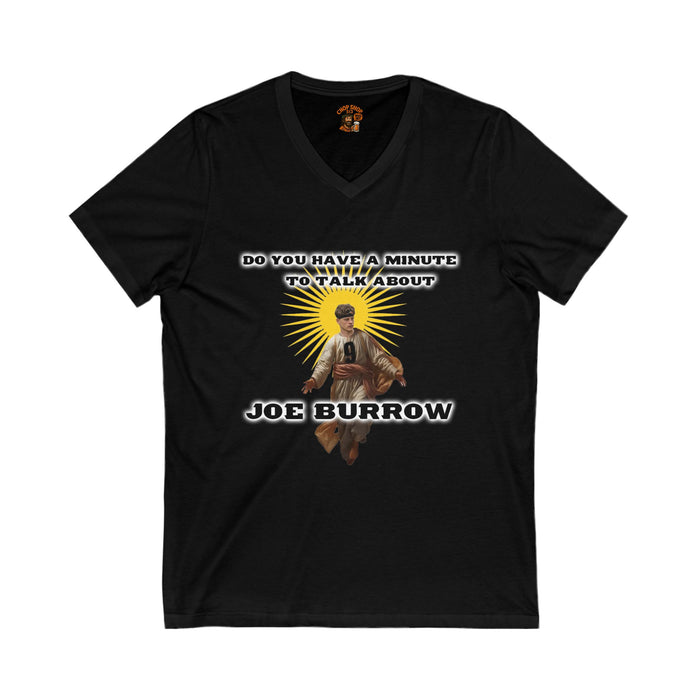 Womens Joe Burrow V-Neck Tee | Talk About Your Favorite QB