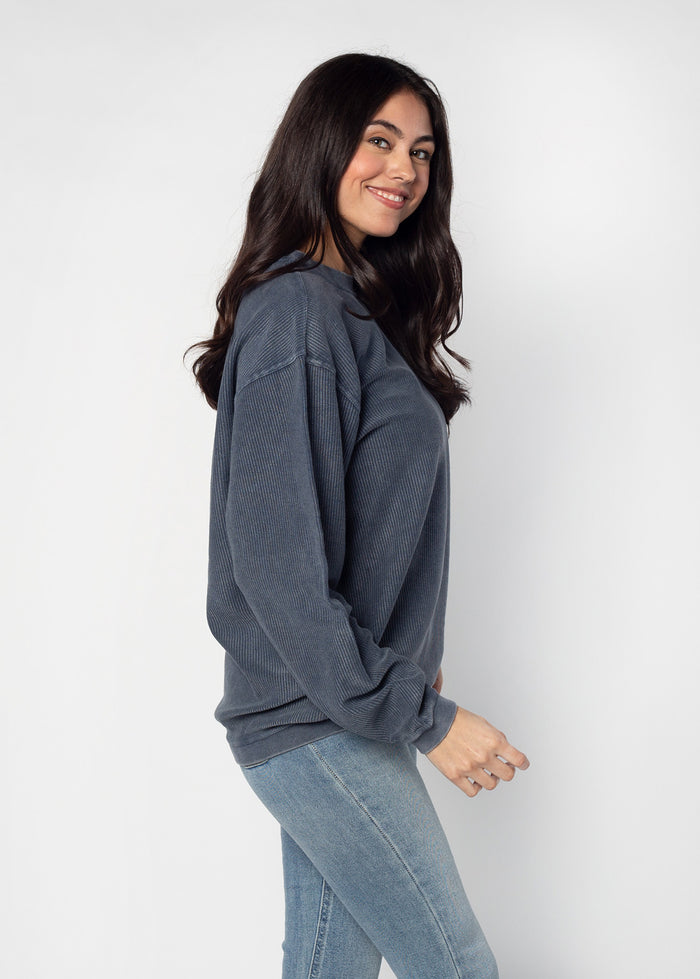 Women's Michigan Sporty Original Corded Crew