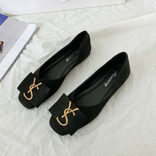 Women’s Shallow Flat Loafers – Casual Oxford Style