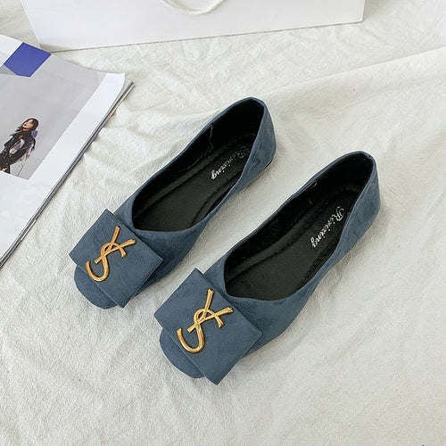Women’s Shallow Flat Loafers – Casual Oxford Style