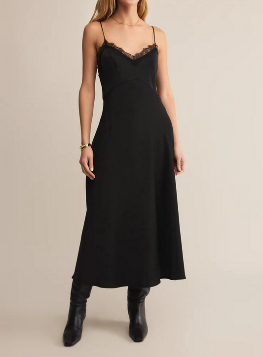 Z Supply | After Hours Luxe Satin Midi Dress