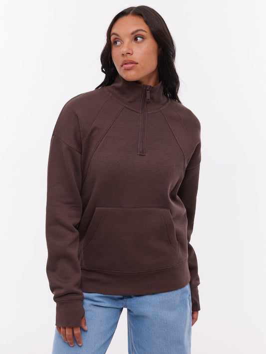Zilia Brown BR037 Zips 1/4 Cuff Embroidery Shot 1