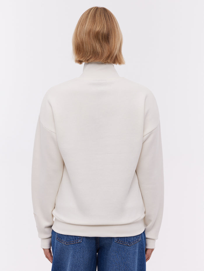 Zilia White WH007 Zips 1/4 Cuff Embroidery Shot 3